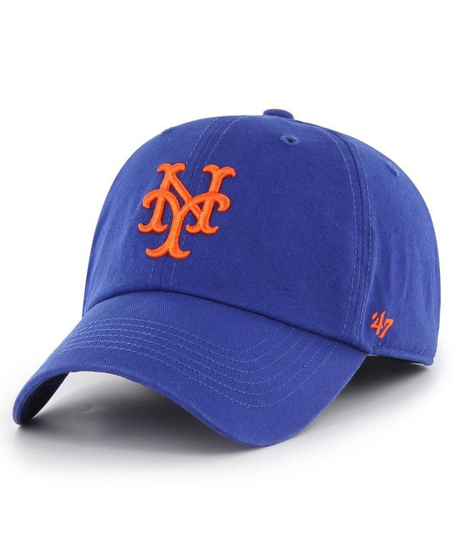 Mens 47 Royal New York Mets Cooperstown Collection Franchise Fitted Hat Product Image