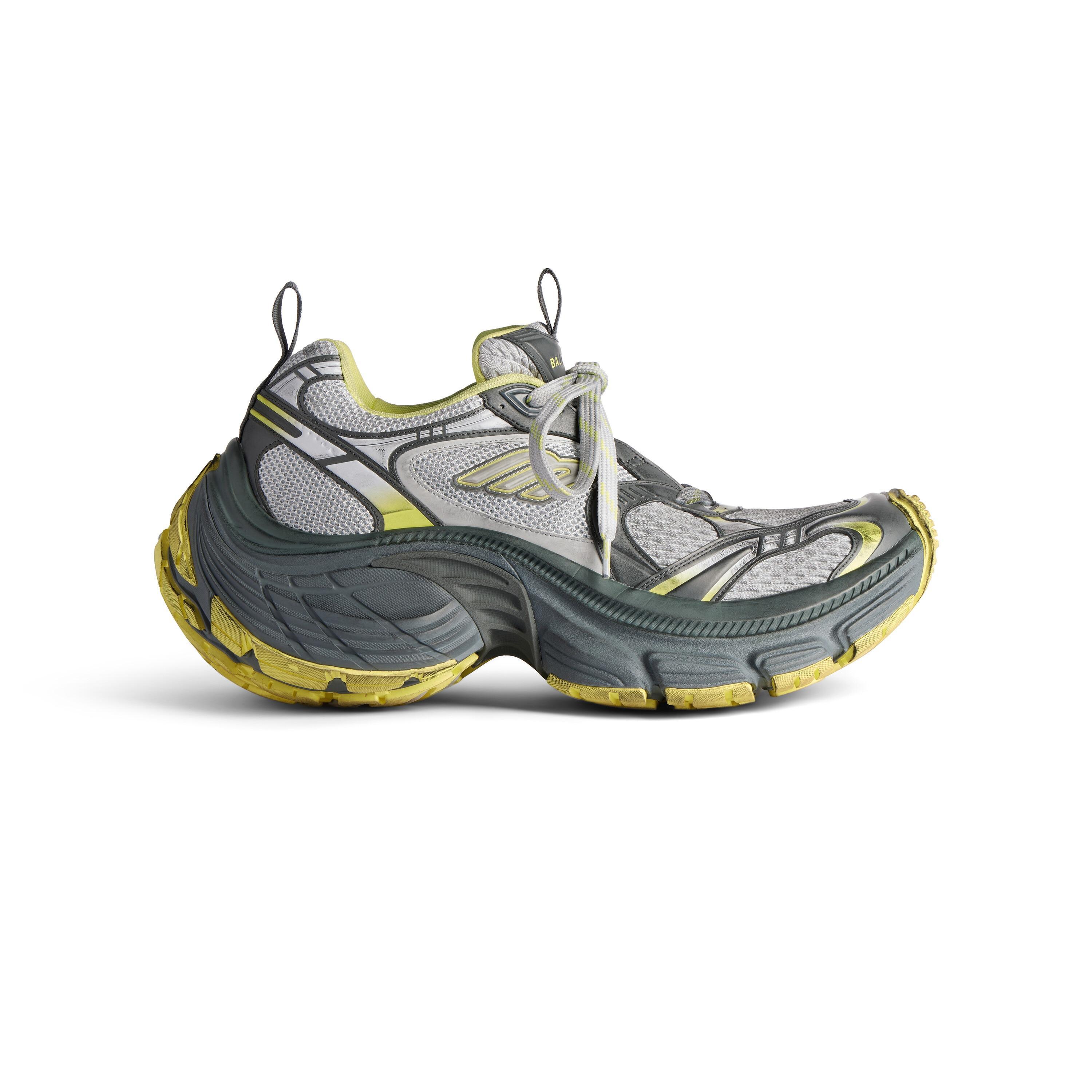 Men's 10xl Sneaker in Grey/yellow Product Image