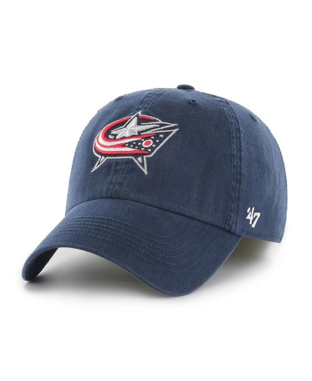 Mens 47 Brand Navy Columbus Blue Jackets Classic Franchise Fitted Hat Product Image