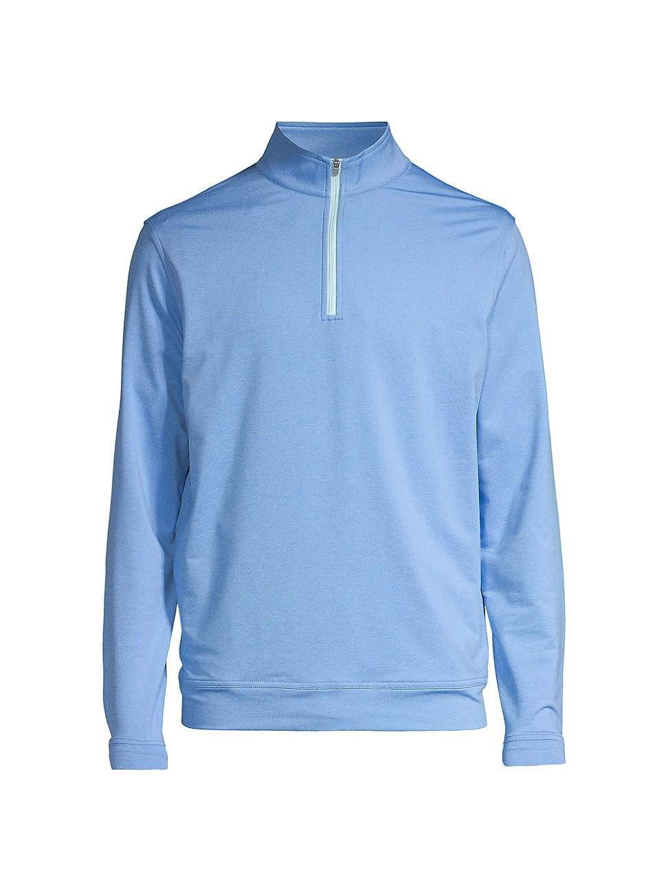 Peter Millar Perth Mlange Performance Quarter Zip Sweatshirt Product Image