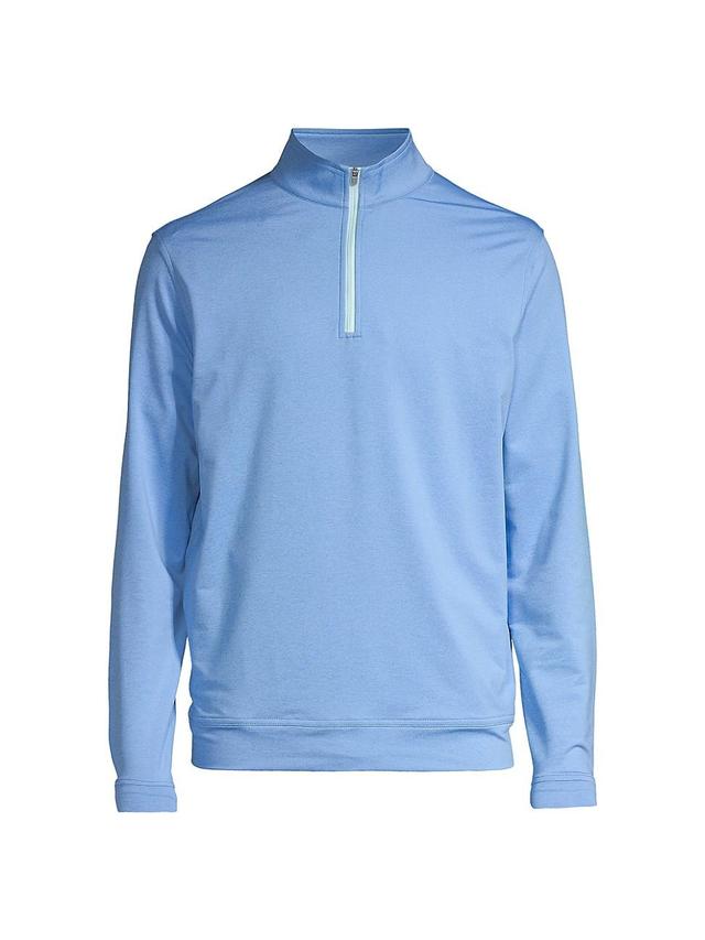 Mens Perth Melange Performance Quarter-Zip Sweater Product Image