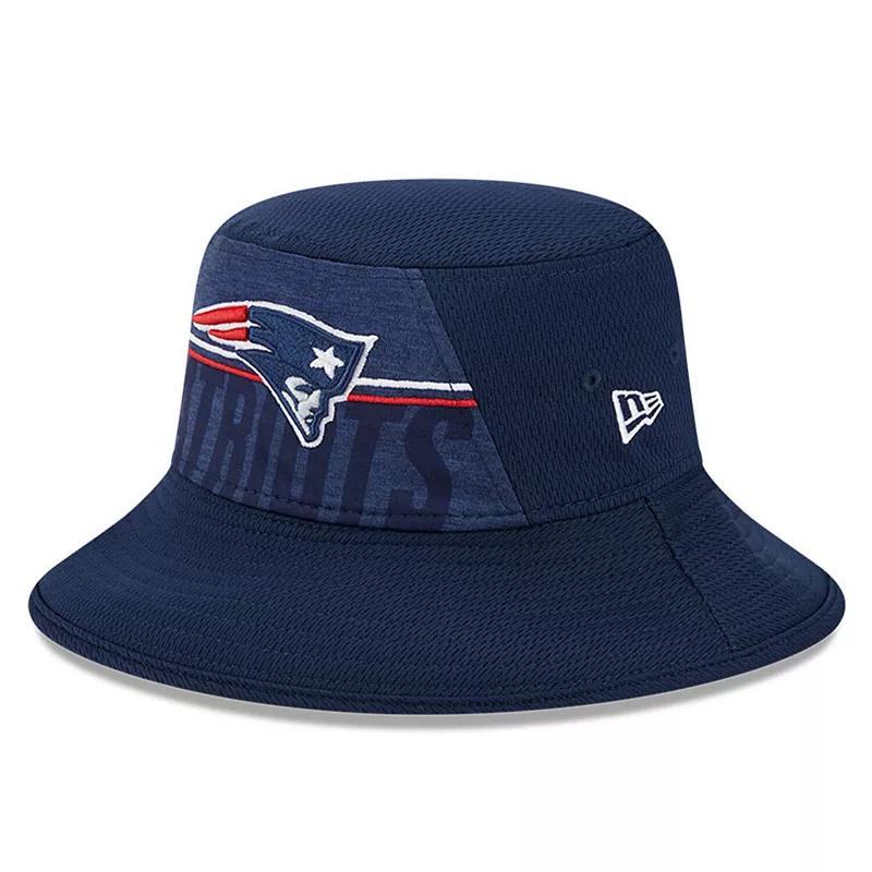 Mens New Era Navy New England Patriots 2023 Nfl Training Camp Stretch Bucket Hat Product Image