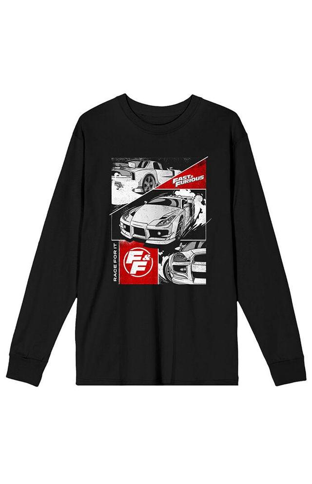 Men's Fast & Furious Race Long Sleeve T-Shirt Product Image