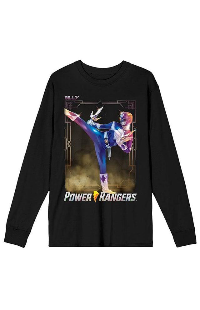 Men's Power Rangers Billy Long Sleeve T-Shirt Product Image