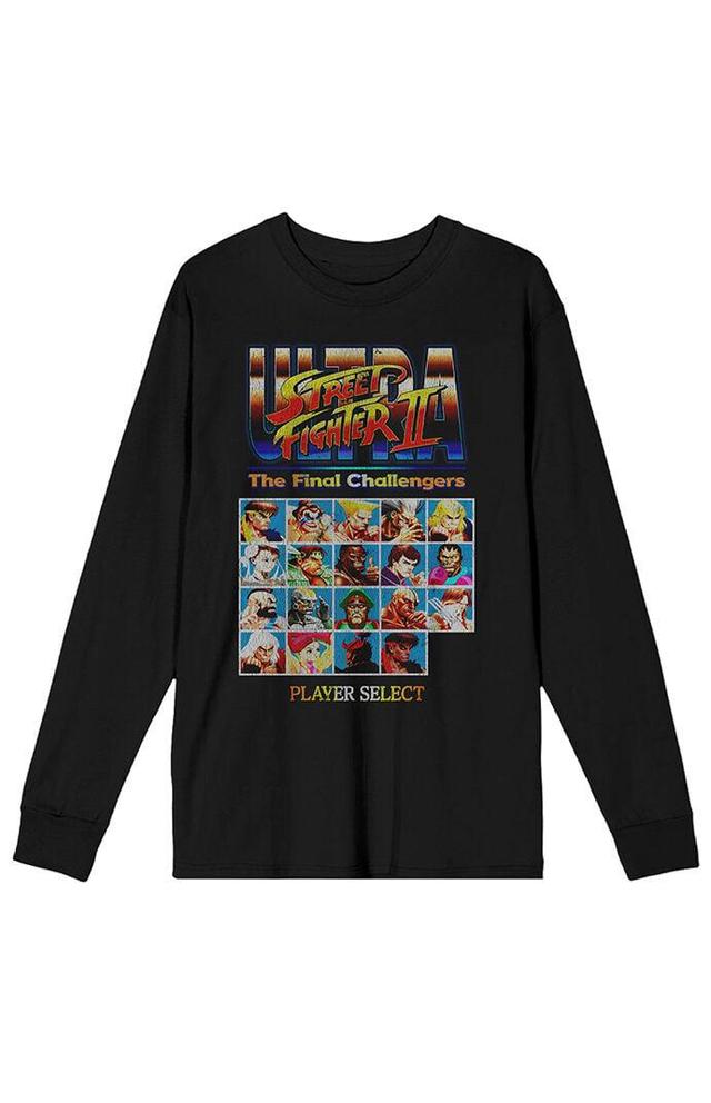 Men's Street Fighter Final Challenge Long Sleeve T-Shirt Product Image