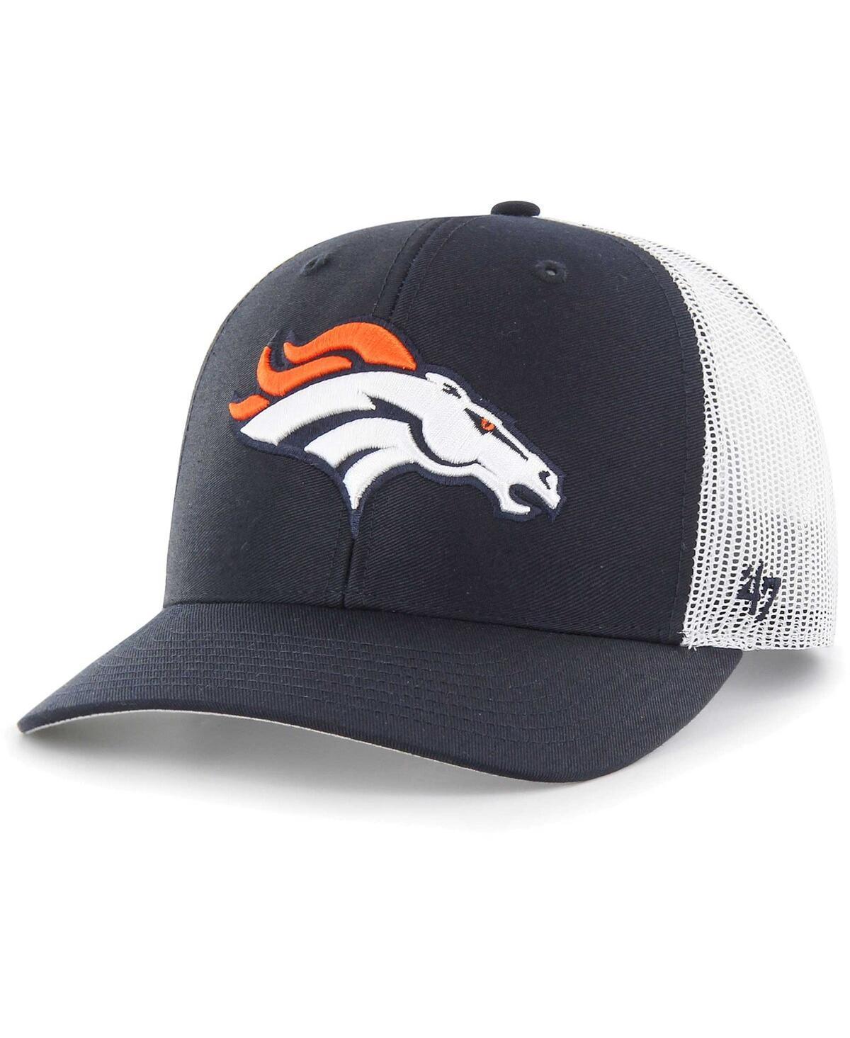 Mens 47 Denver Broncos Adjustable Trucker Hat, Blue Product Image