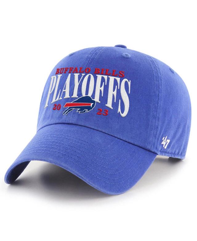 Mens 47 Brand Royal Buffalo Bills 2023 Nfl Playoffs Clean Up Adjustable Hat Product Image