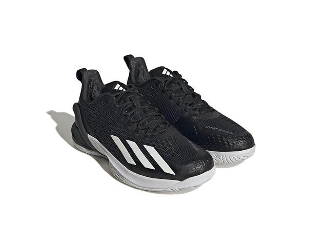 adidas Adizero Cybersonic (Core /Footwear White/Carbon) Men's Tennis Shoes Product Image