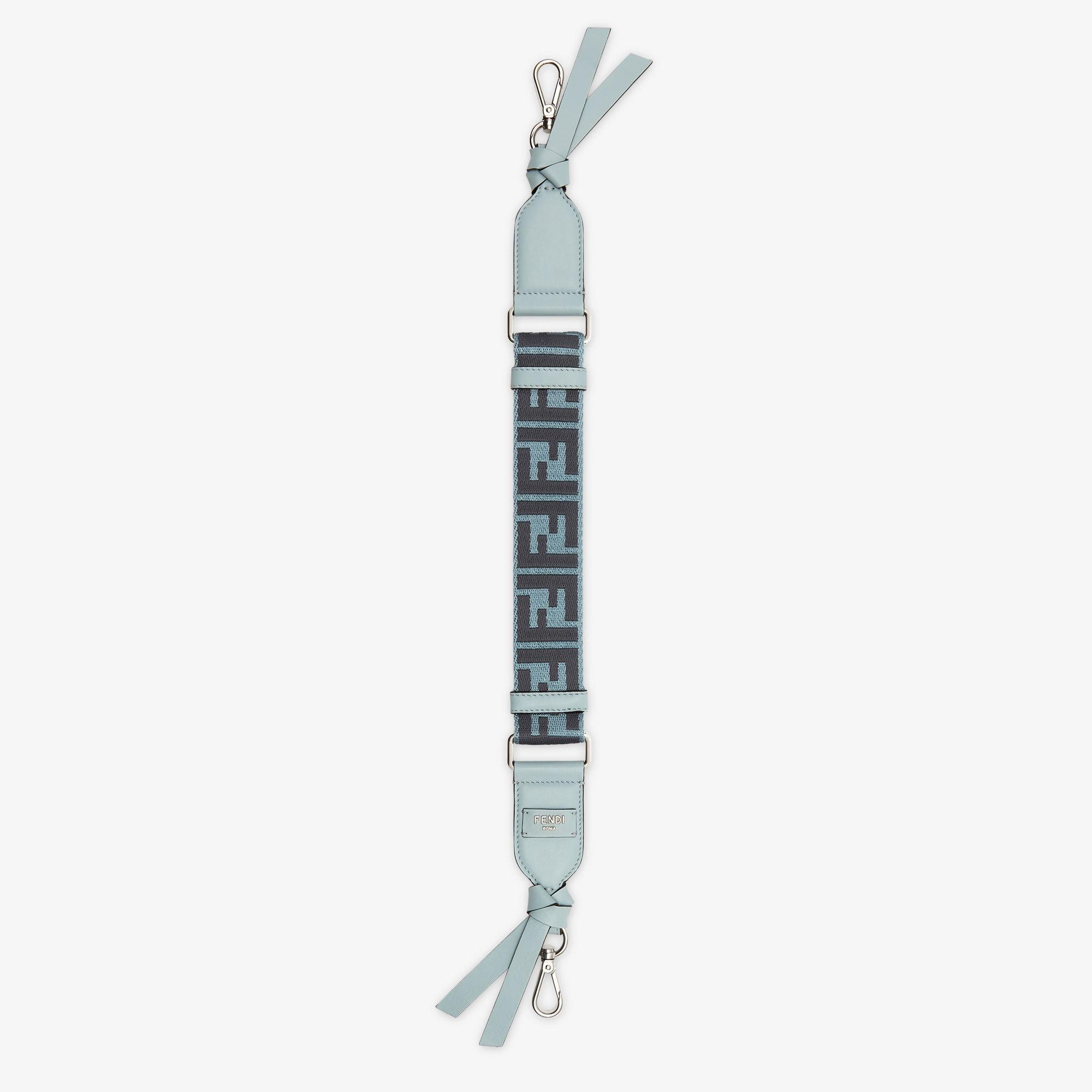 Mini Strap YouLight blue FF jacquard webbing shoulder strap Product Image