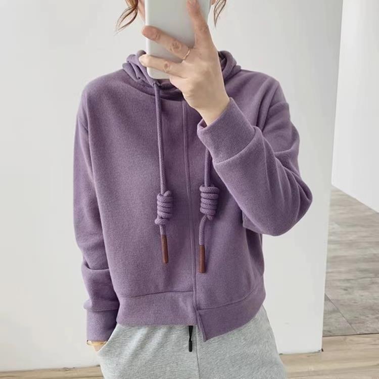 Asymmetrical Plain Hoodie Product Image