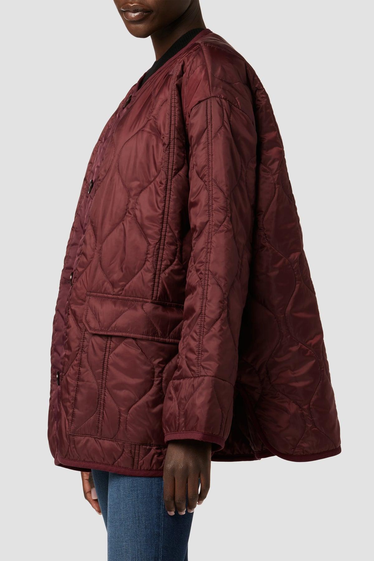 Oversized Quilted Jacket Female Product Image