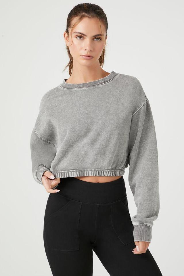 Active Fleece Cropped Pullover | Forever 21 Product Image