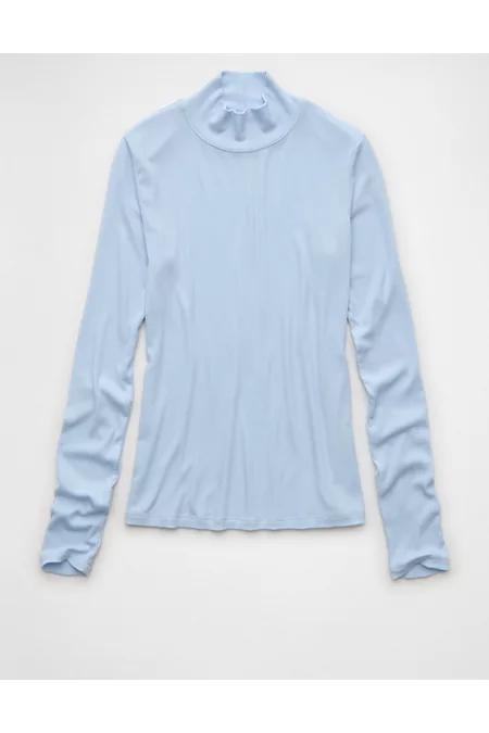 AE Soft Sexy Long-Sleeve Mock Neck T-Shirt Women's Product Image