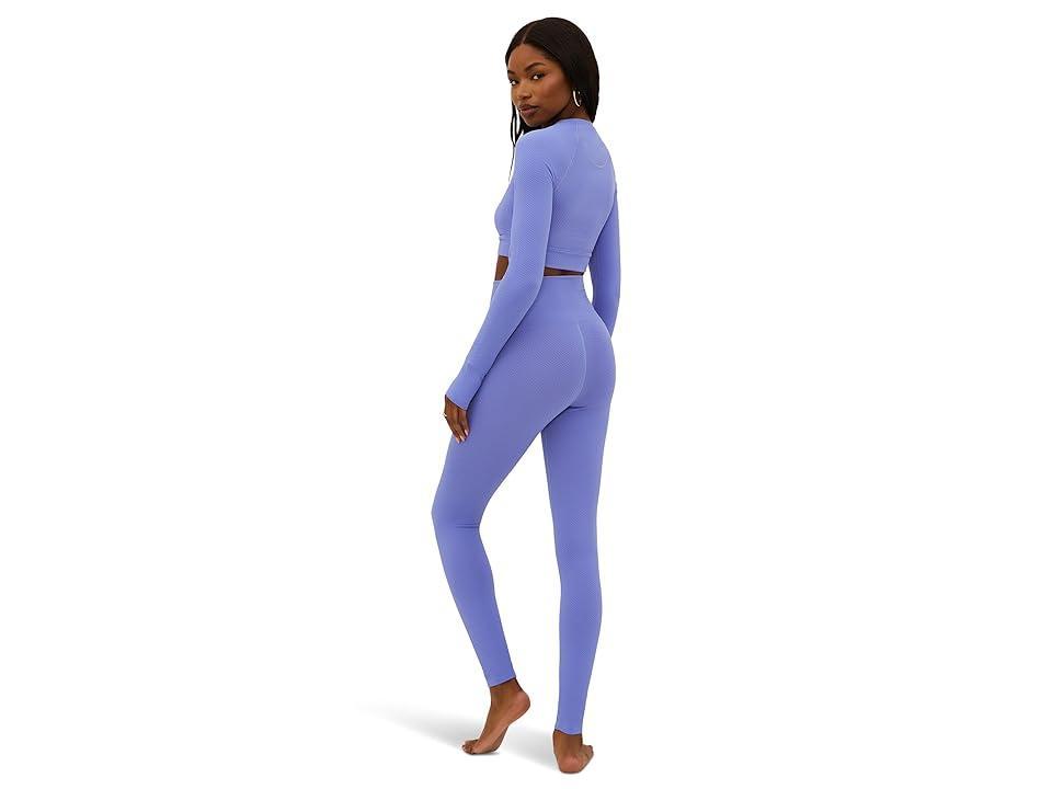 Beach Riot Piper Legging (Periwinkle Waffle) Women's Clothing Product Image