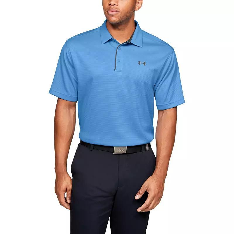 Mens Under Armour Tech Polo Blue Product Image