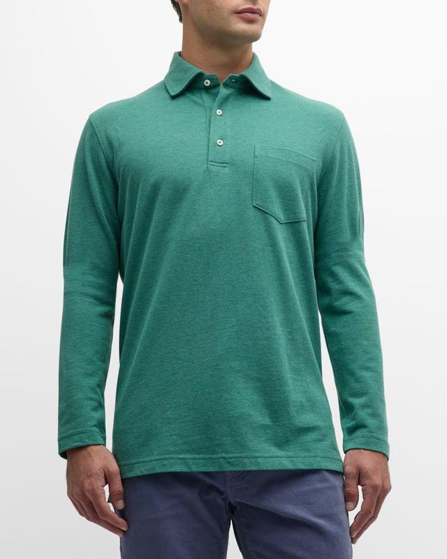 Mens Pique Polo Shirt Product Image