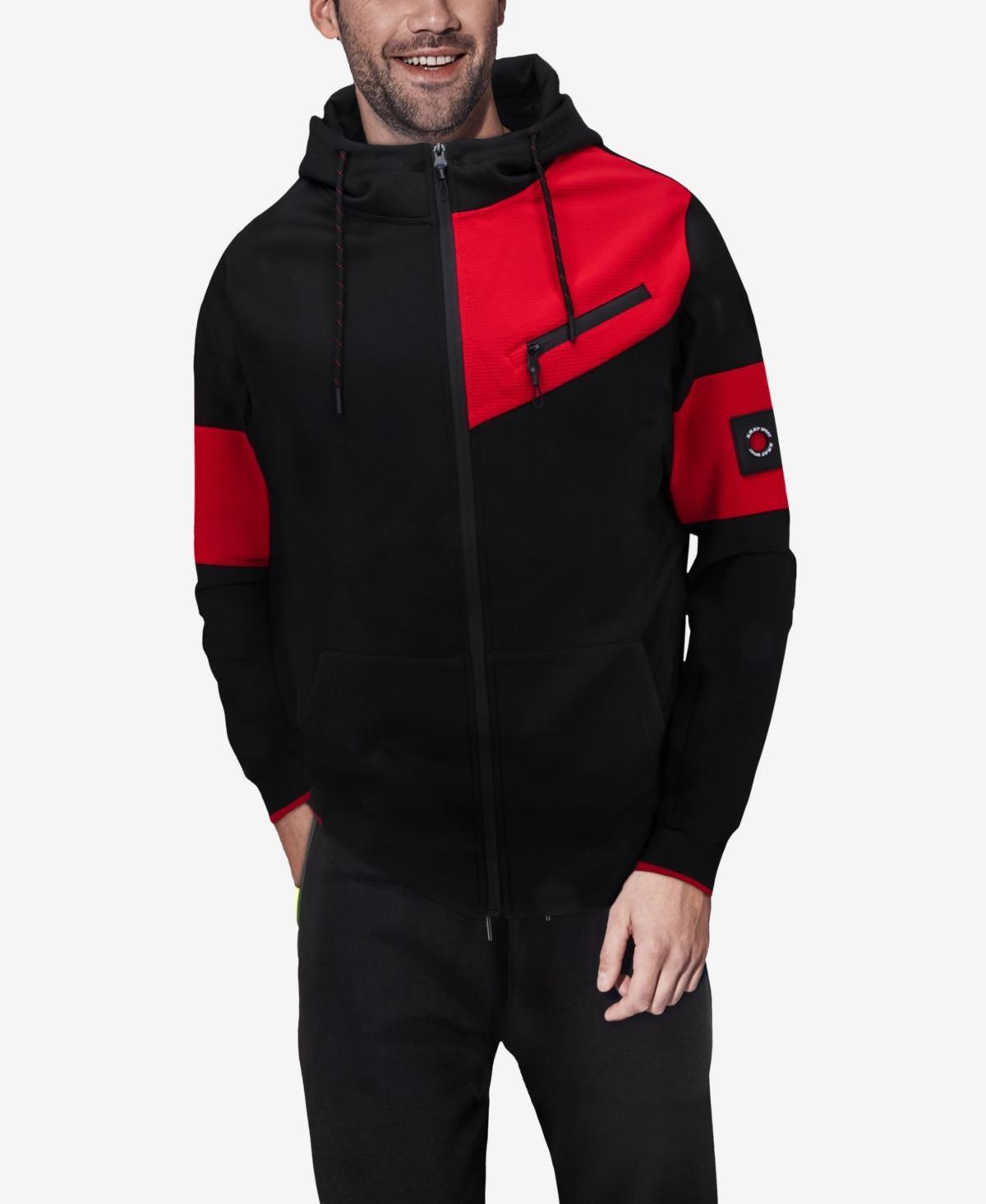 Xray Mens Sport Zip-Up Hoodie - Black Product Image