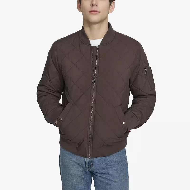 Mens Levis Diamond Quilted Bomber Jacket Product Image