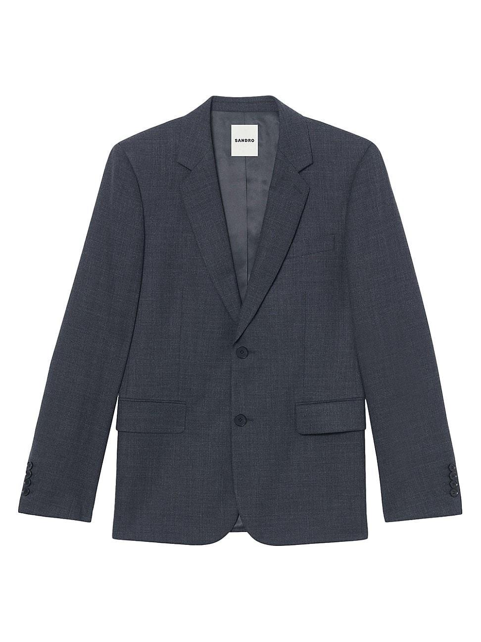 Sandro Legacy Gray Suit Jacket Product Image