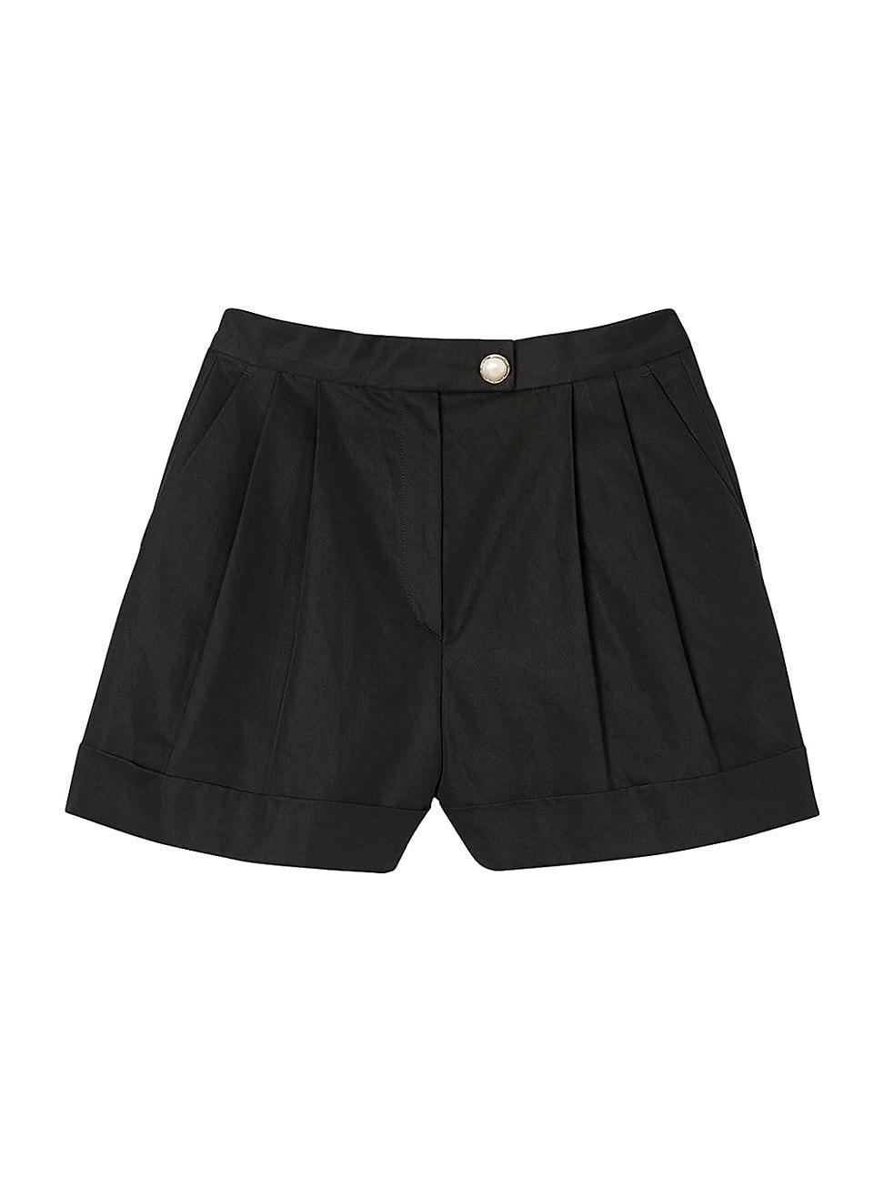 Womens Gabardine Shorts Product Image