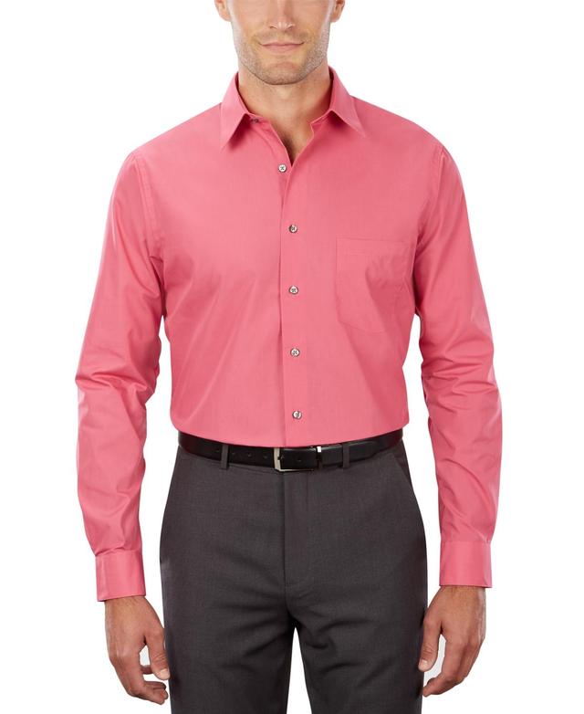 Van Heusen Mens Regular-Fit Poplin Dress Shirt Product Image