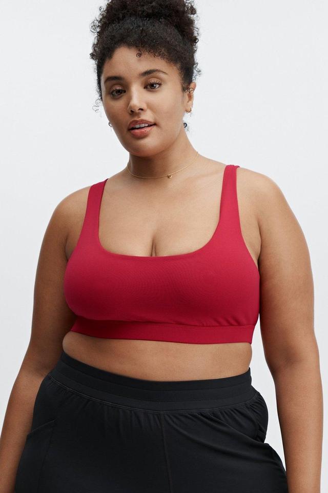 Fabletics Lola Low Impact Sports Bra Womens red Size XXS Product Image