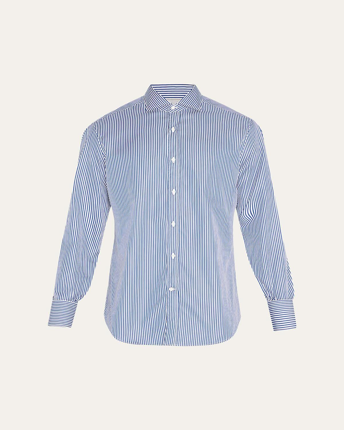 Mens Micro-Stripe Sport Shirt Product Image