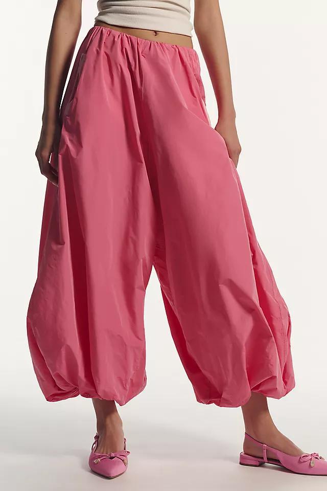 Maeve Bubble-Leg High-Rise Chino Pants Product Image