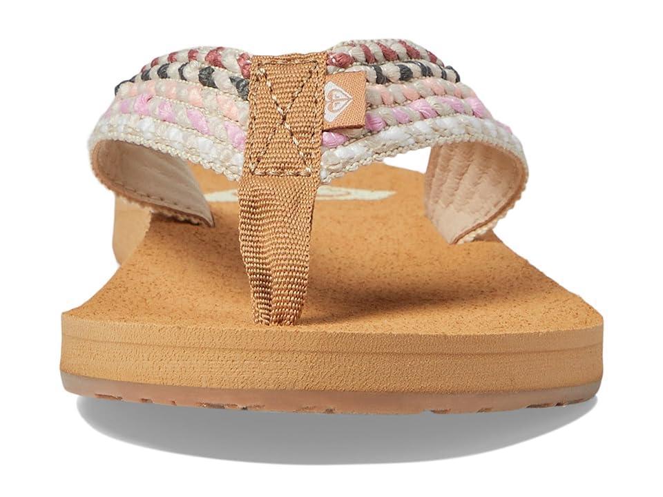 Roxy Porto Rope (Natural/Crazy Pink) Women's Shoes Product Image