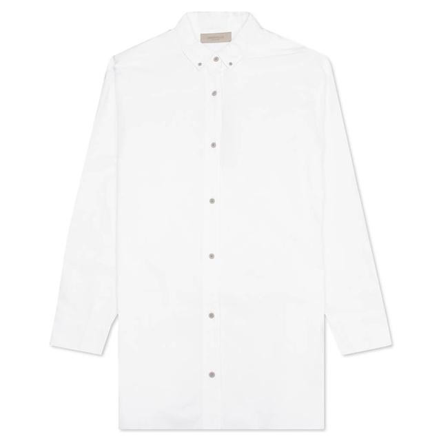 Essentials Women's Oversized Oxford - White Female Product Image