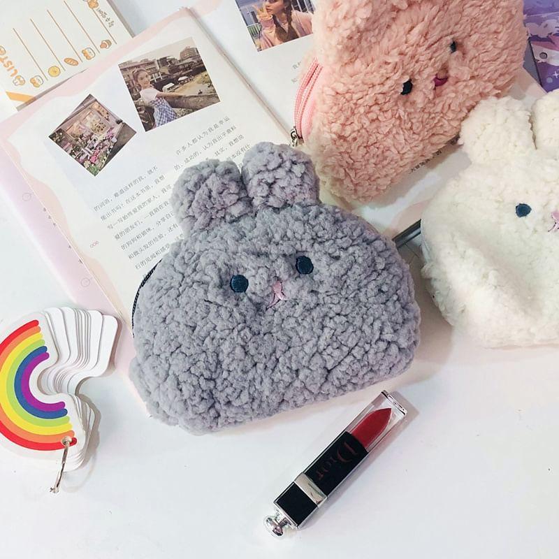 Rabbit Fluffy Coin Purse / Makeup Pouch Product Image