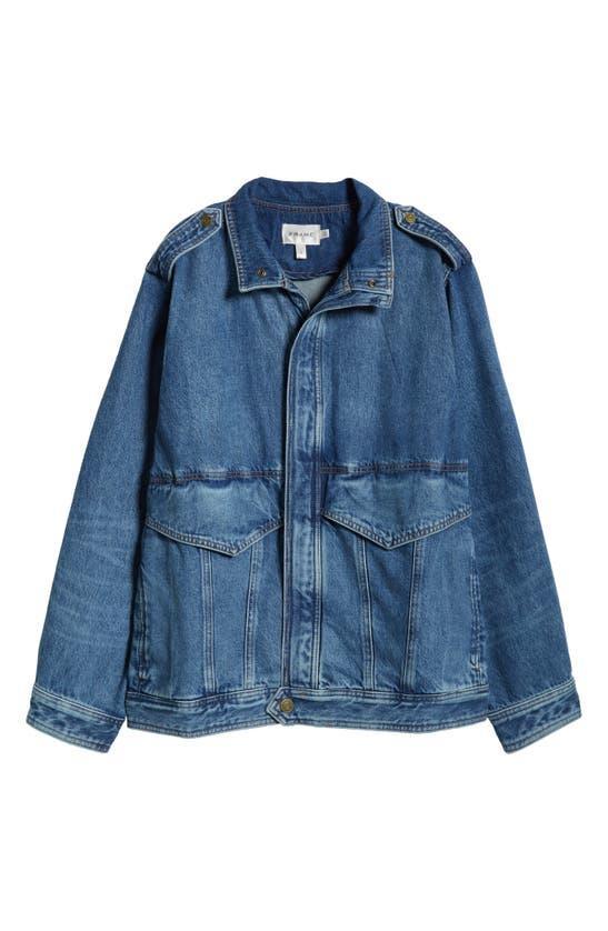 FRAME Oversize Denim Power Jacket In Luxor product image