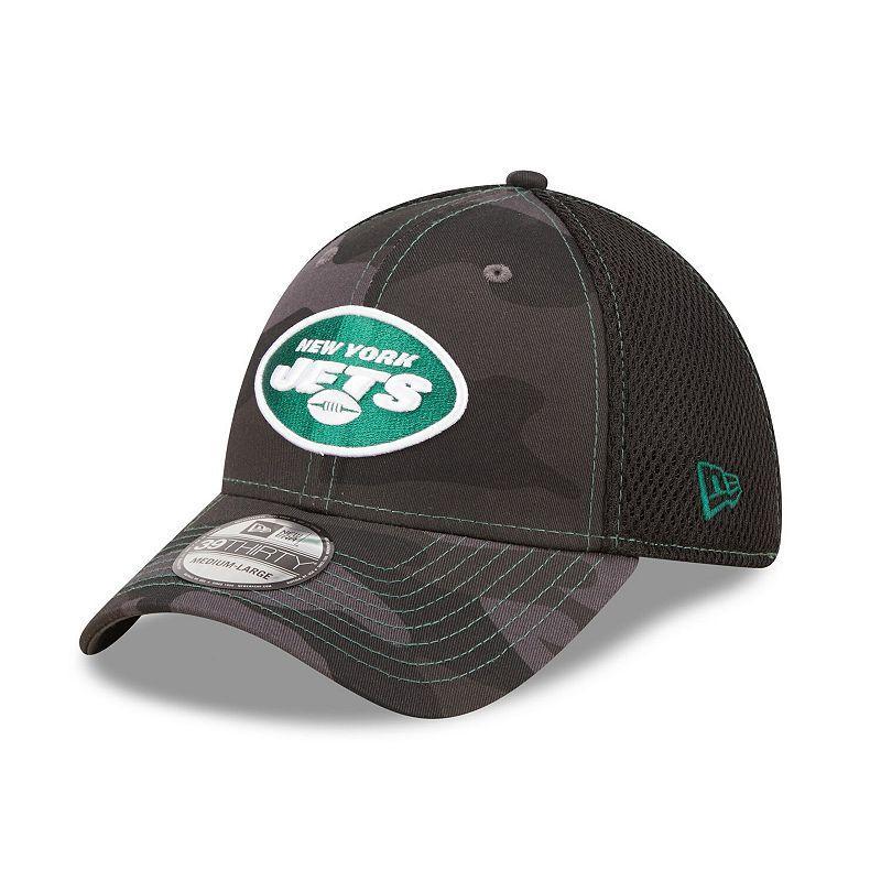 Mens New Era Camo/Black New York Jets  Logo Neo 39THIRTY Flex Hat Product Image