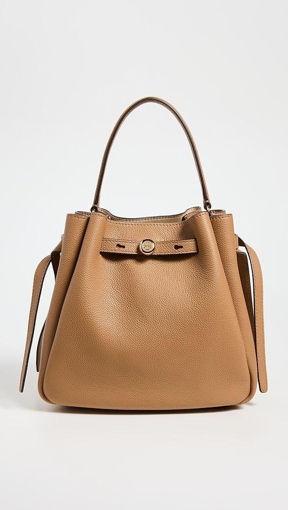 Tory Burch Romy Pebbled Small Bucket Bag | Shopbop Product Image