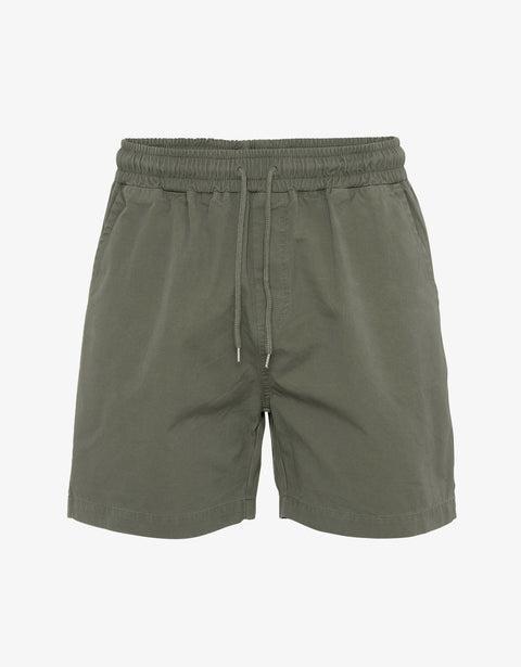 Organic Twill Shorts - Dusty Olive Product Image