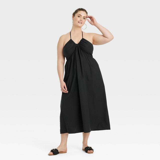 Womens Midi Sundress - Universal Thread Black 2X Product Image