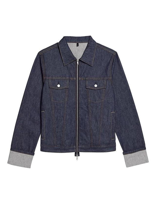 Mens Denim Trucker Jacket Product Image