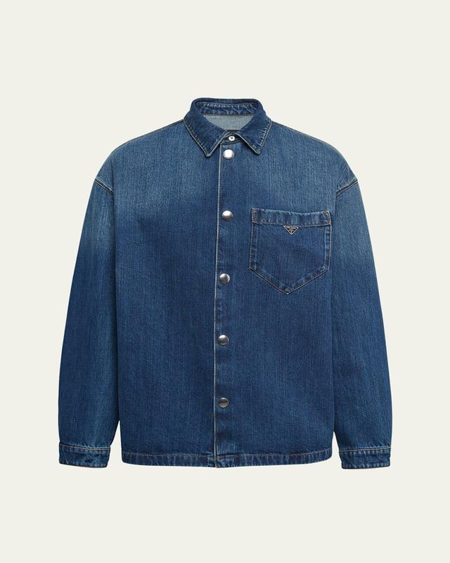 Mens Denim Shirt Product Image