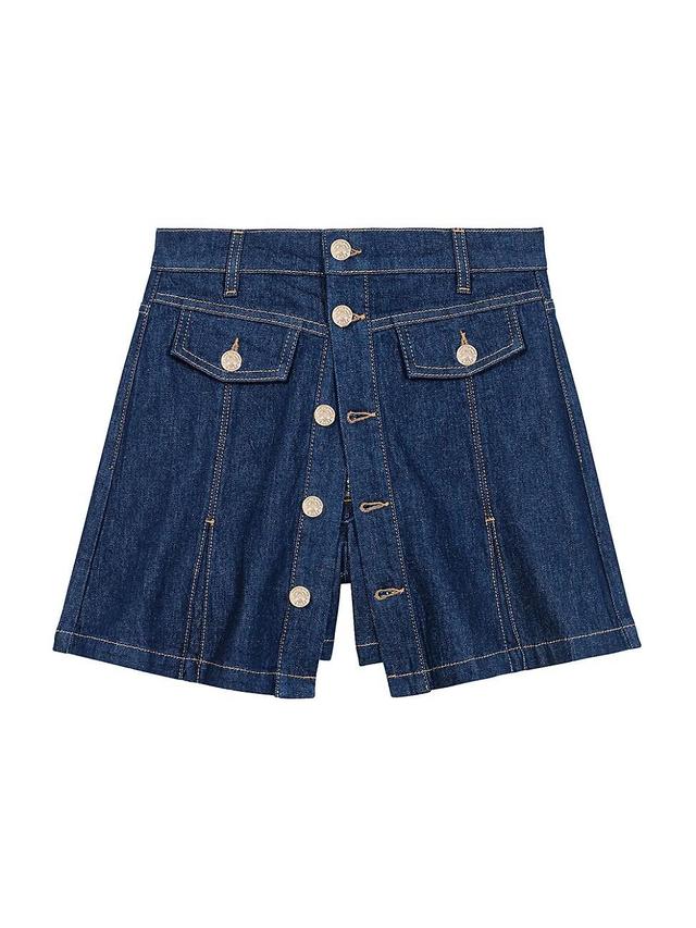 Womens Denim Skort Product Image