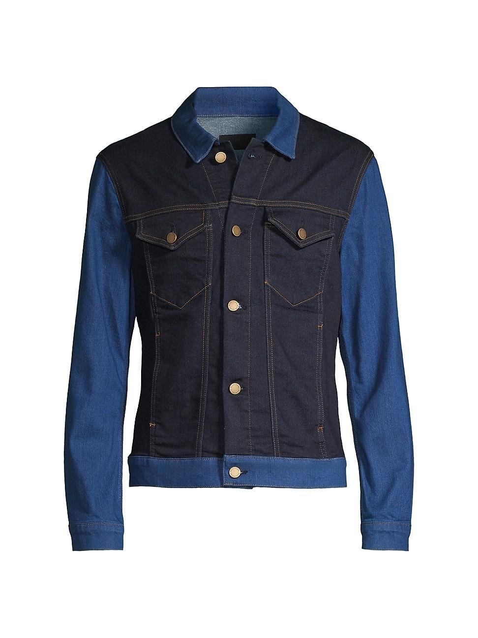 Mens Dean Two-Tone Denim Jacket Product Image