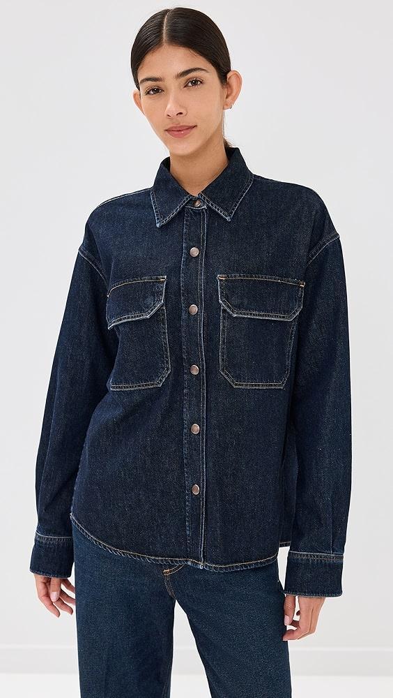 AGOLDE Gwen Slice Shirt | Shopbop Product Image