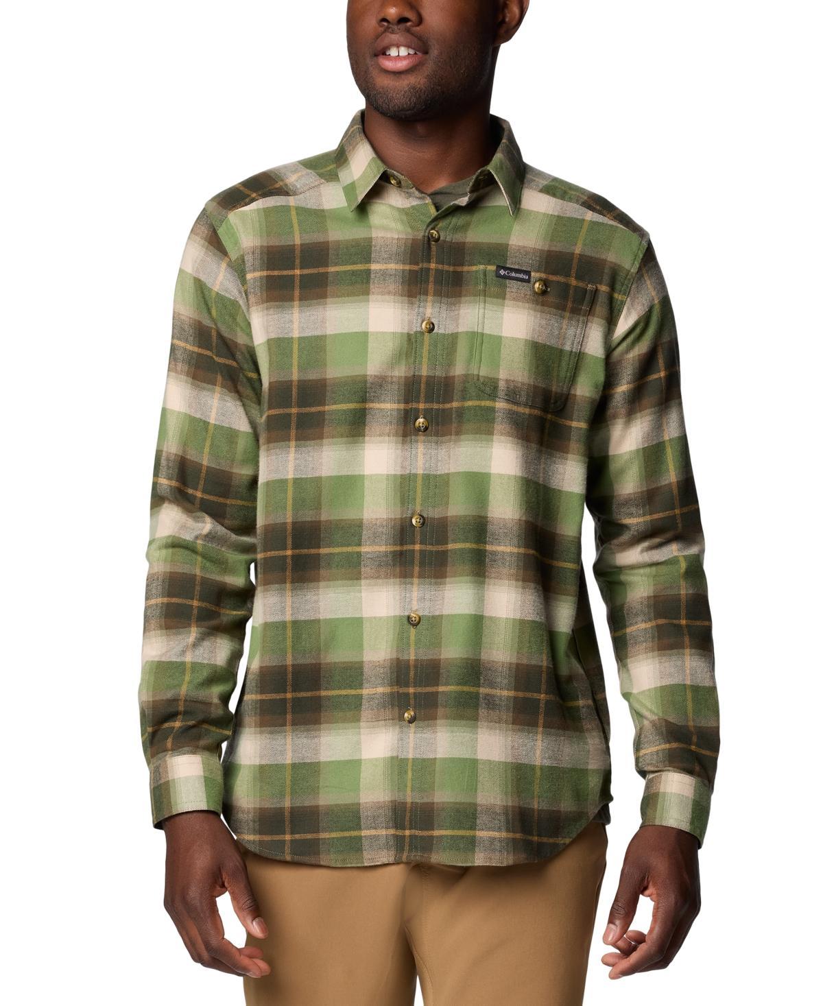 Columbia Mens Cornell Woods Flannel Long Sleeve Shirt Product Image