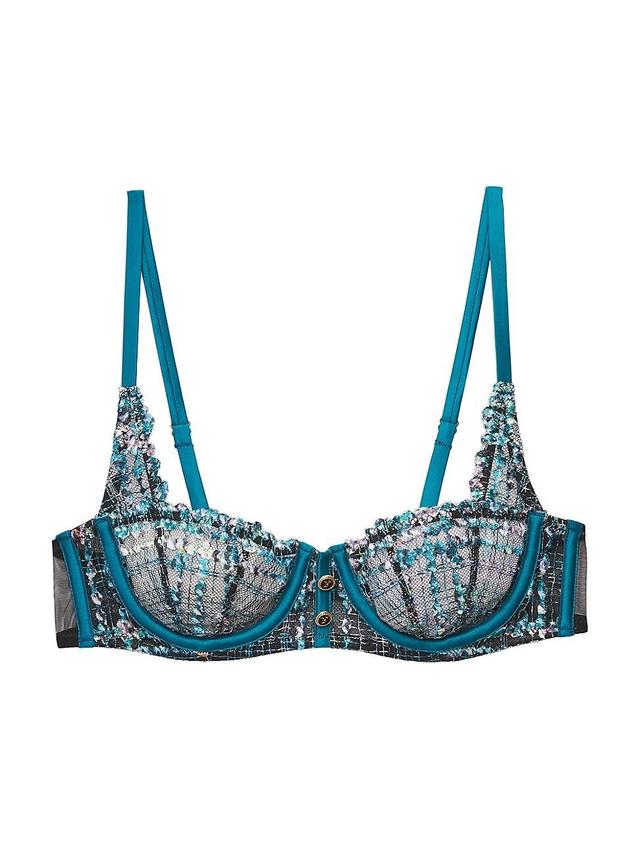 Fleur du Mal Gabrielle Embroidery Balconette Bra Product Image