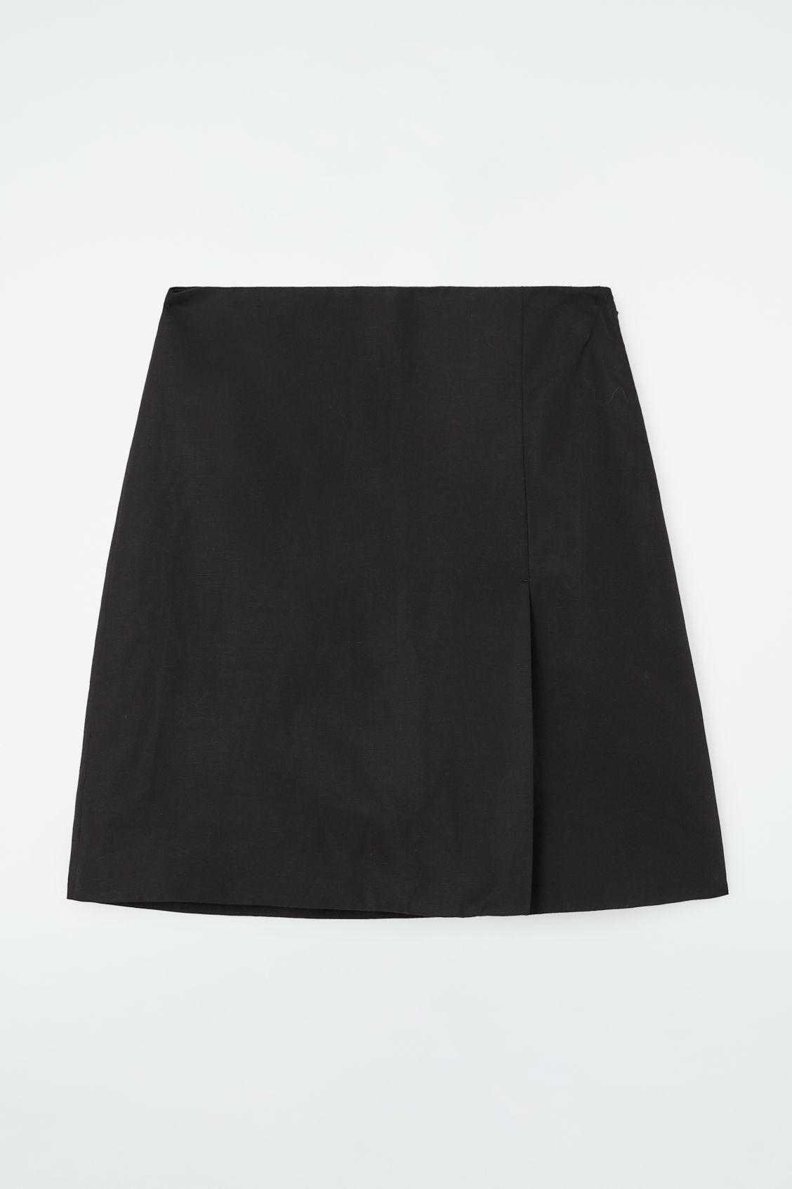 FRONT-PLEAT MINI SKIRT Product Image