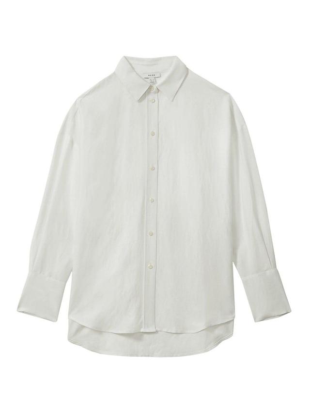 Womens Sian Linen-Blend Shirt Product Image