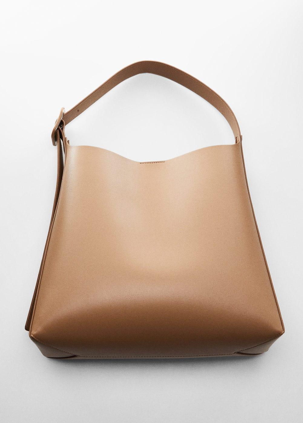 MANGO - Shopper bag with buckle - One size - Women Product Image