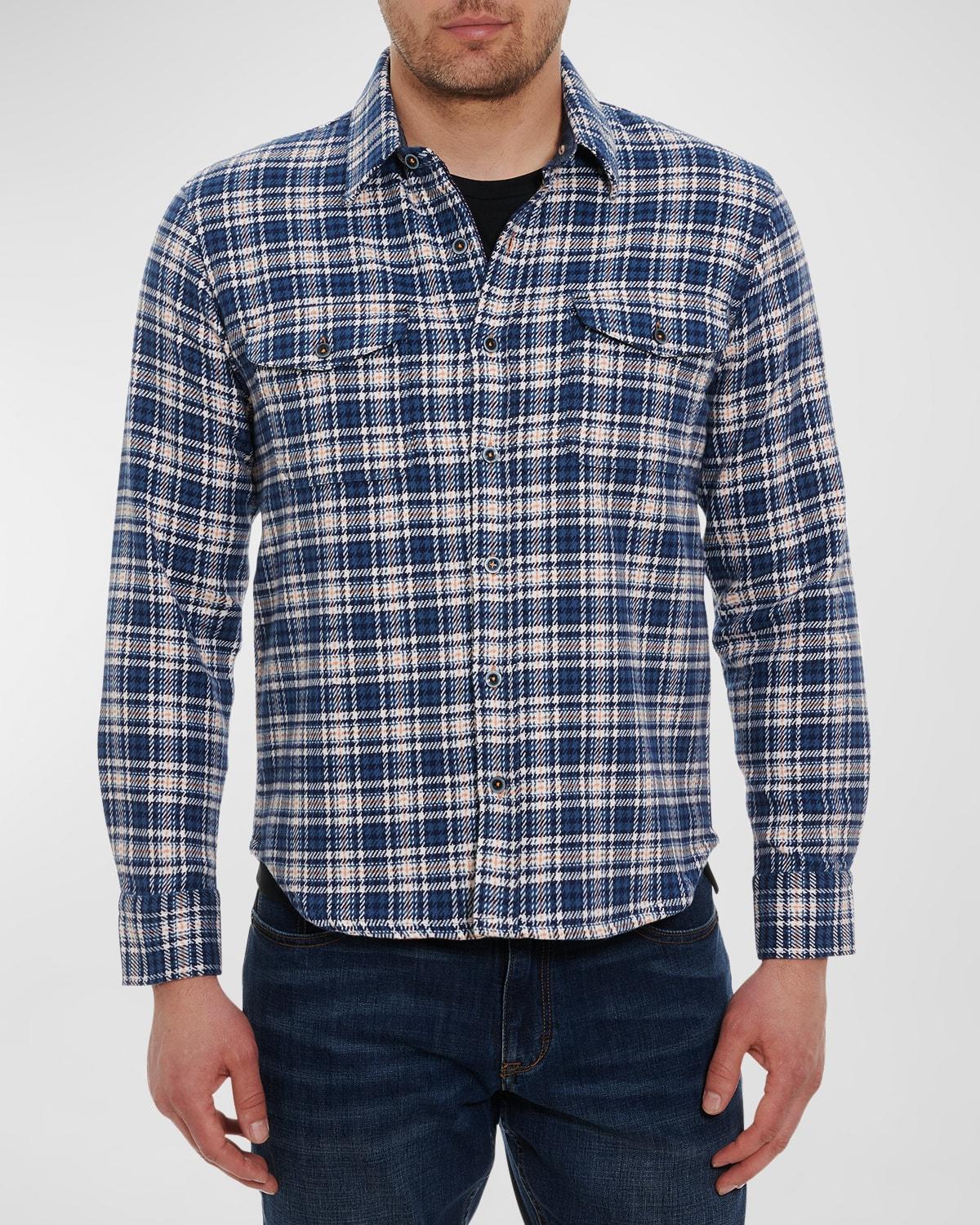 Robert Graham Godas Glen Plaid Cotton Button-Up Shirt Product Image