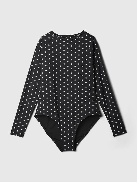 Rash Guard One-Piece Swimsuit Product Image