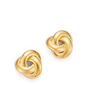 Bloomingdales Knot Stud Earrings in 14K Yellow Gold - 100% Exclusive Product Image