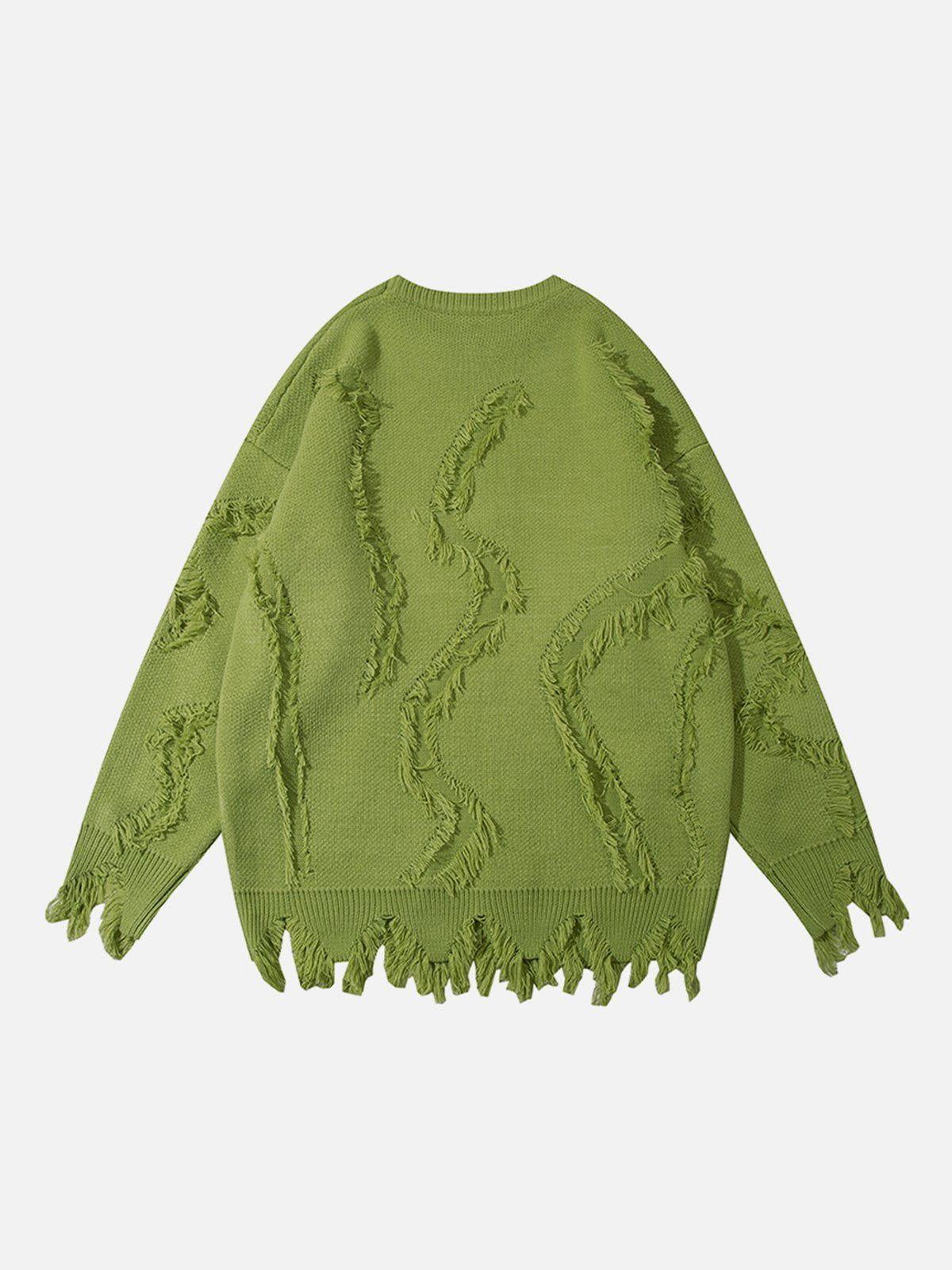 Aelfric Eden Personalized Fringed Sweater Product Image